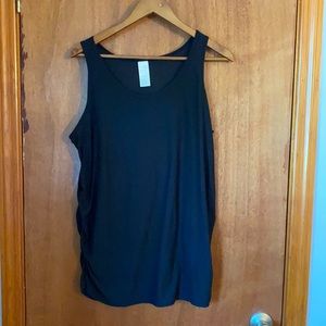 Black maternity tank